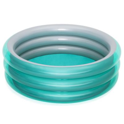 H2OGO! Big Metallic 3-Ring Inflatable Pool