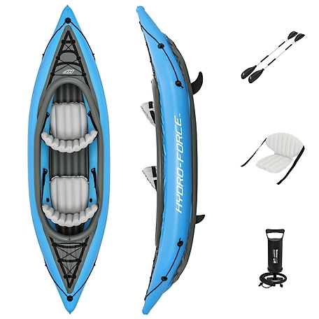 Hydro-Force Cove Champion X2-Person Inflatable Kayak, 10 ft. x 10 in. x 35 in.