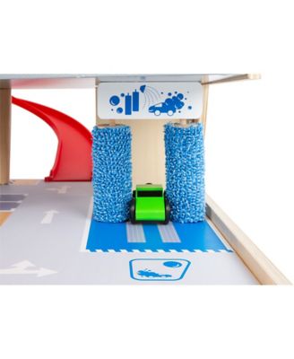 Image showing  Small Foot Wooden Toys City Garage Playset, For Ages 3+