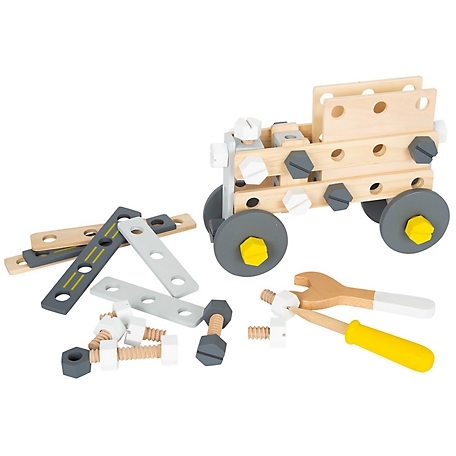 Legler Small Foot Wooden Toys Construction Miniwob Playset, For Ages 3+