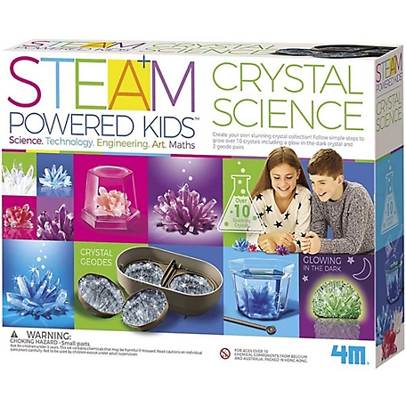 4M Deluxe Crystal Growing Combo Science Kit, STEAM