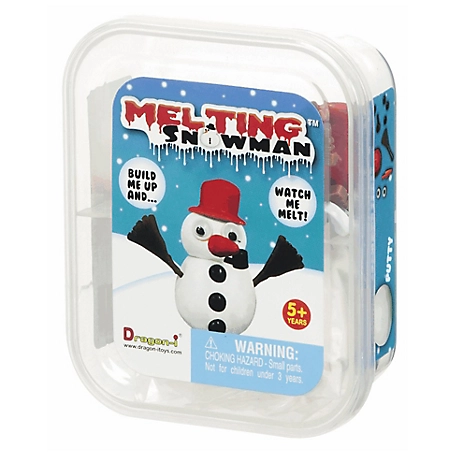 Toysmith Melting Snowman, Reusable Desk Toy
