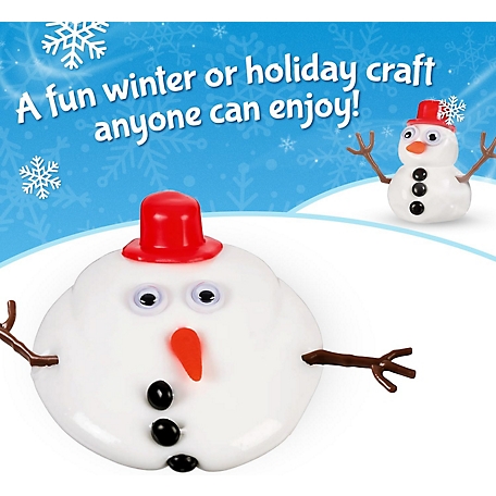 Melting Snowman Putty/Slime Kit, Reusable, Christmas, Winter