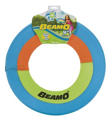 Toysmith Get Outside Go! Mini Beamo Flying Hoop Toy, 16 in.