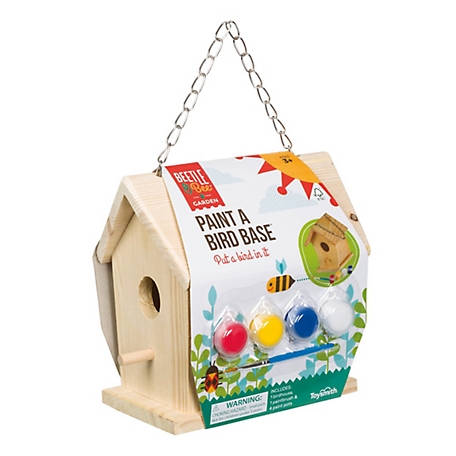 Toysmith Paint a Bird House Craft Kit