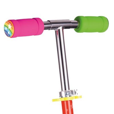 Image showing 5 th Ozbozz Rainbow Foldable Scooter with Light-Up Wheels, For Ages 5+