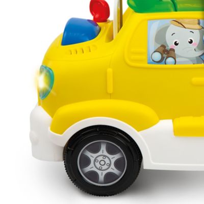 Image showing  Ride 'Em Tiger Safari Foot-to-Floor Ride-On Activity Bus, For Ages 18-36 Months