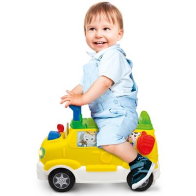 Image showing  Ride 'Em Tiger Safari Foot-to-Floor Ride-On Activity Bus, For Ages 18-36 Months