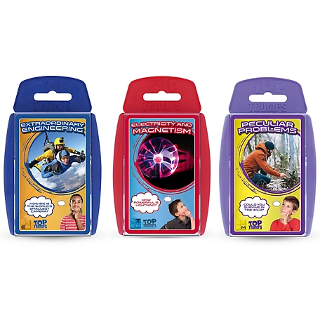 Top Trumps Engineering, Electricity and Magnetism, Peculiar Problems Quiz Game Set