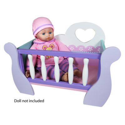 Image showing 6 th Lissi Wooden Baby Doll Cradle