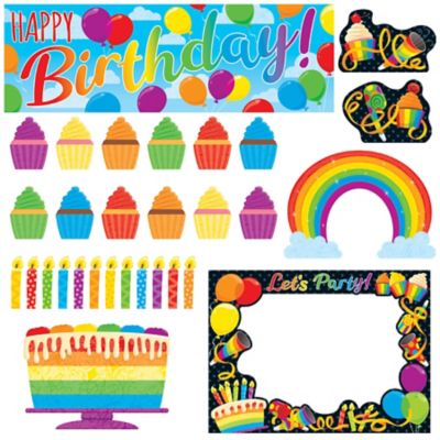 Image showing  Rainbow Birthday Learning Set