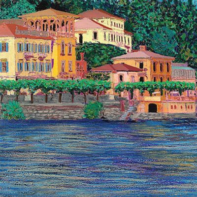 Image showing  1,000 pc. Lake Como by Allan Friedlander Jigsaw Puzzle, 24 in. x 30 in.