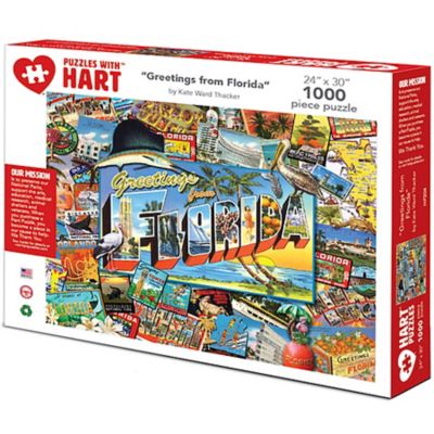 Hart Puzzles 1,000 pc. Mon Petit Paris by Jennifer Garant Jigsaw Puzzle, 24 in. x 30 in.