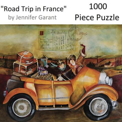 Image showing  1,000 pc. Road Trip in France by Jennifer Garant Jigsaw Puzzle, 24 in. x 30 in.