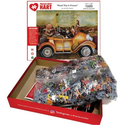 Image showing  1,000 pc. Road Trip in France by Jennifer Garant Jigsaw Puzzle, 24 in. x 30 in.