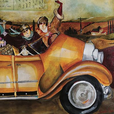 Image showing  1,000 pc. Road Trip in France by Jennifer Garant Jigsaw Puzzle, 24 in. x 30 in.