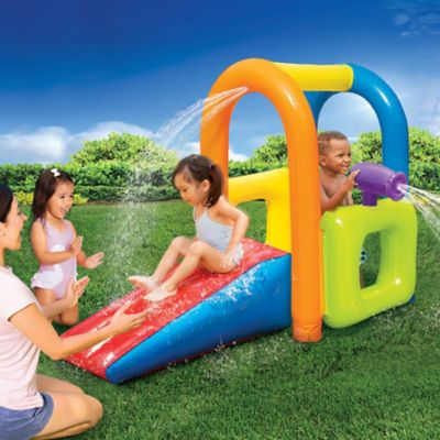 Image showing 7 th Banzai Jr. Toddlers' Splash Fun Activity Water Park, 18 Months+