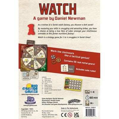 Image showing  Watch Strategy Board Game, 1-4 Players, For Ages 14+