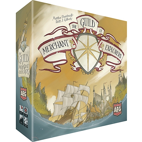AEG The Guild of Merchant Explorers - Strategy Board Game, 1-4 Players, For Ages 14+, 45 Minute Game Play