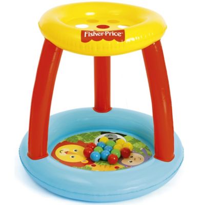 Fisher-Price Animal Friends Inflatable Ball Pit My son loves to play with the ball pit but I wish it were bigger