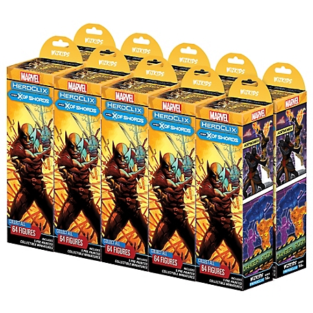 WizKids Games Marvel Heroclix X-Men x of Swords Booster Brick, 84837