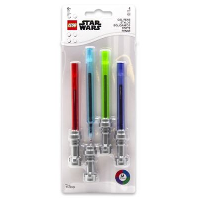 IQ Lego Star Wars Lightsaber Gel Pen Set 4 Pack Gel Pens 