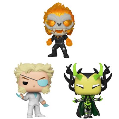 Funko POP! Marvel Infinity Warps Collector's Set, Includes Ghost Panther, Diamond Patch and Madame Hel