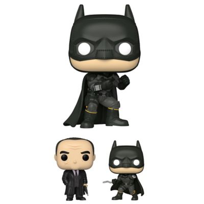 Funko POP! Movies: The Batman Collector's Set, Includes The Batman, Oswald Cobblepot The Penguin and Jumbo 10 in. Batman