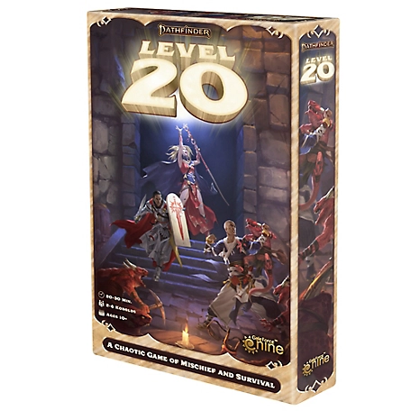 PAIZO Pathfinder: Level 20 Strategy Board Game, For Ages 10+, 2-6 Players, 20-30 Minute Game Play
