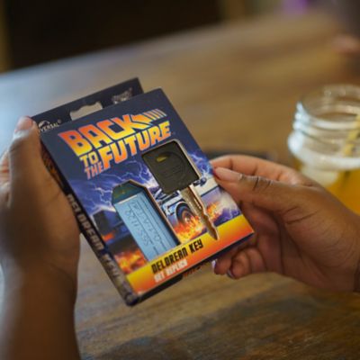 Image showing 5 th Doctor Collector Collectable Back to the Future Delorean Key Set Replica