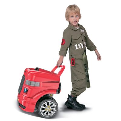 Image showing 6 th The Bubble Factory Ltd Truck Mechanic Engine Workshop, Red, Cool Take Apart and Rebuild Engine with Remote Car Key