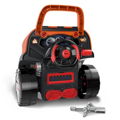 Image showing  ATV Car Mechanic Engine Workshop, Orange, Cool Take Apart and Rebuild Engine, Remote Car Key