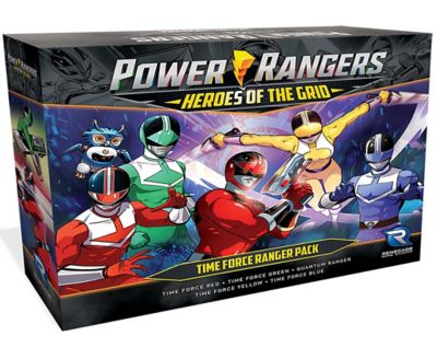 Renegade Game Studios Power Rangers Heroes of the Grid Time Force Ranger Board Game Expansion Pack, 2-5 Players, For Ages 14+