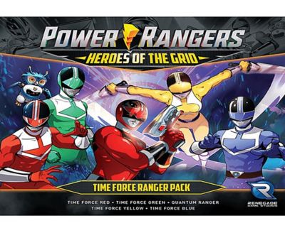 Image showing  Power Rangers Heroes of the Grid Time Force Ranger Board Game Expansion Pack, 2-5 Players, For Ages 14+