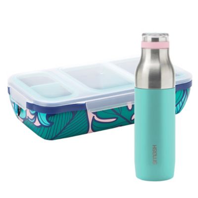 SMASH Bento Switch Up Lunch Box with Bottle, Leakproof with Adjustable Dividers and 16.9 oz. Bottle