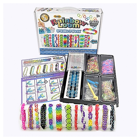 Rainbow Loom: Treasure Trove - DIY Rubber Band Bracelet Craft Kit with Case  - 11,000 Loom Bands & Accessories, Design & Create, Ages 7+