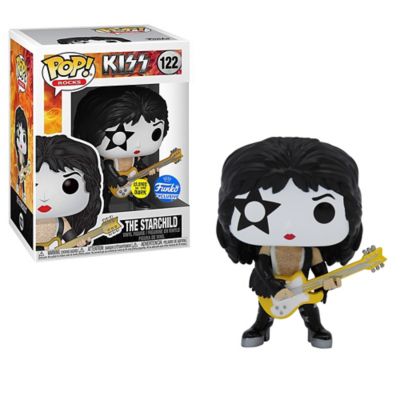 Funko POP! Kiss: The Starchild Glow-in-the-Dark Online Exclusive Vinyl Figure Collector's Set