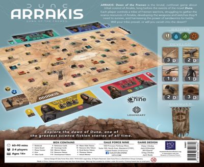 Image showing  Dune Arrakis: Dawn of the Fremen Strategy Board Game, 2-4 Players, For Ages 14+
