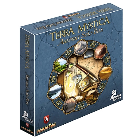 Capstone Games Terra Mystica: Automa Solo Box, Expansion to Terra Mystica, For Ages 14+, 1-2 Players, 30 Minutes Per Player
