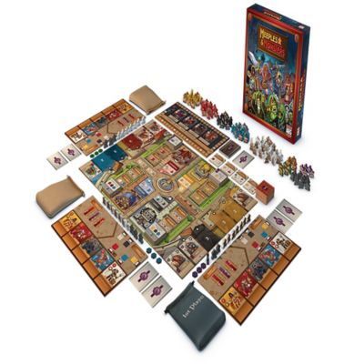 Image showing  Meeples and Monsters Fantasy Strategy Board Game, 2-4 Players, For Ages 14+