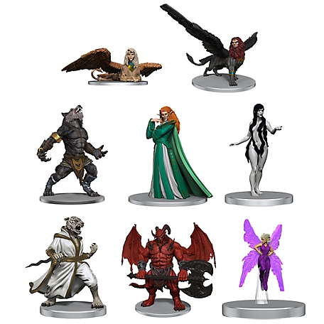 WizKids Games Critical Role Monsters of Exandria Role-Playing Figures Set 1, 8 ct. Painted Miniatures, Wave 3, 74263