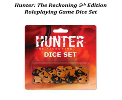 Image showing  Hunter The Reckoning 5th Edition Roleplaying Game Dice Set