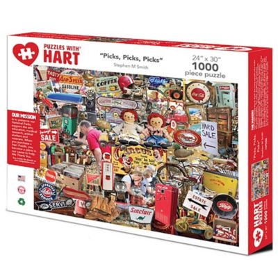 Hart Puzzles 1,000 pc. Picks by Steve Smith Jigsaw Puzzle, 24 in. x 30 in.
