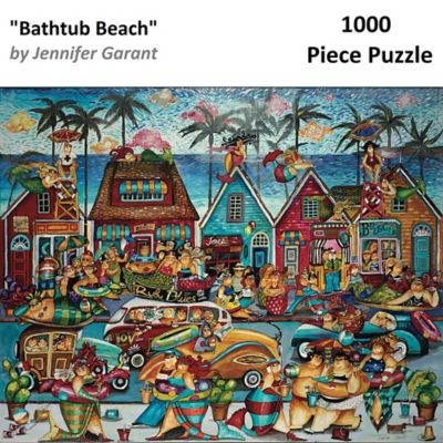 Image showing  1,000 pc. Bathtub Beach by Jennifer Garant Jigsaw Puzzle, 24 in. x 30 in.