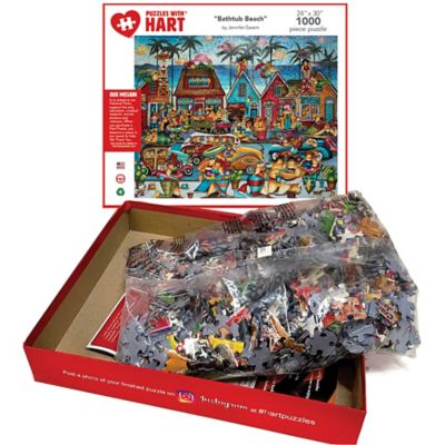 Image showing  1,000 pc. Bathtub Beach by Jennifer Garant Jigsaw Puzzle, 24 in. x 30 in.