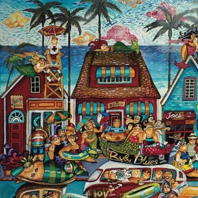Image showing  1,000 pc. Bathtub Beach by Jennifer Garant Jigsaw Puzzle, 24 in. x 30 in.