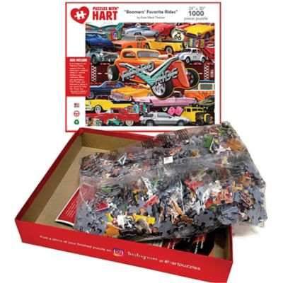 Image showing  1,000 pc. Boomer's Favorite Rides by Kate Ward Thacker Jigsaw Puzzle, 24 in. x 30 in.