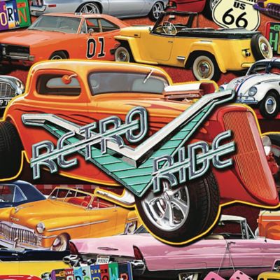 Image showing  1,000 pc. Boomer's Favorite Rides by Kate Ward Thacker Jigsaw Puzzle, 24 in. x 30 in.