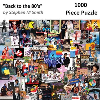 Image showing  1,000 pc. Back to the 80s by Steve Smith Jigsaw Puzzle, 24 in. x 30 in.