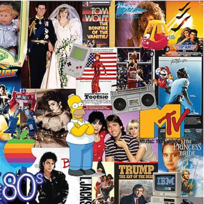 Image showing  1,000 pc. Back to the 80s by Steve Smith Jigsaw Puzzle, 24 in. x 30 in.